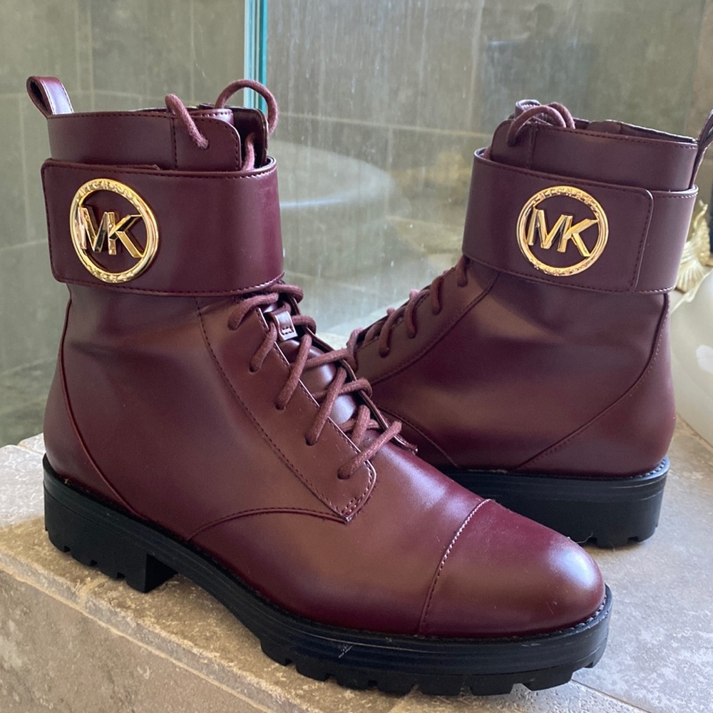 SALE Michael Kors Burgundy Booties
